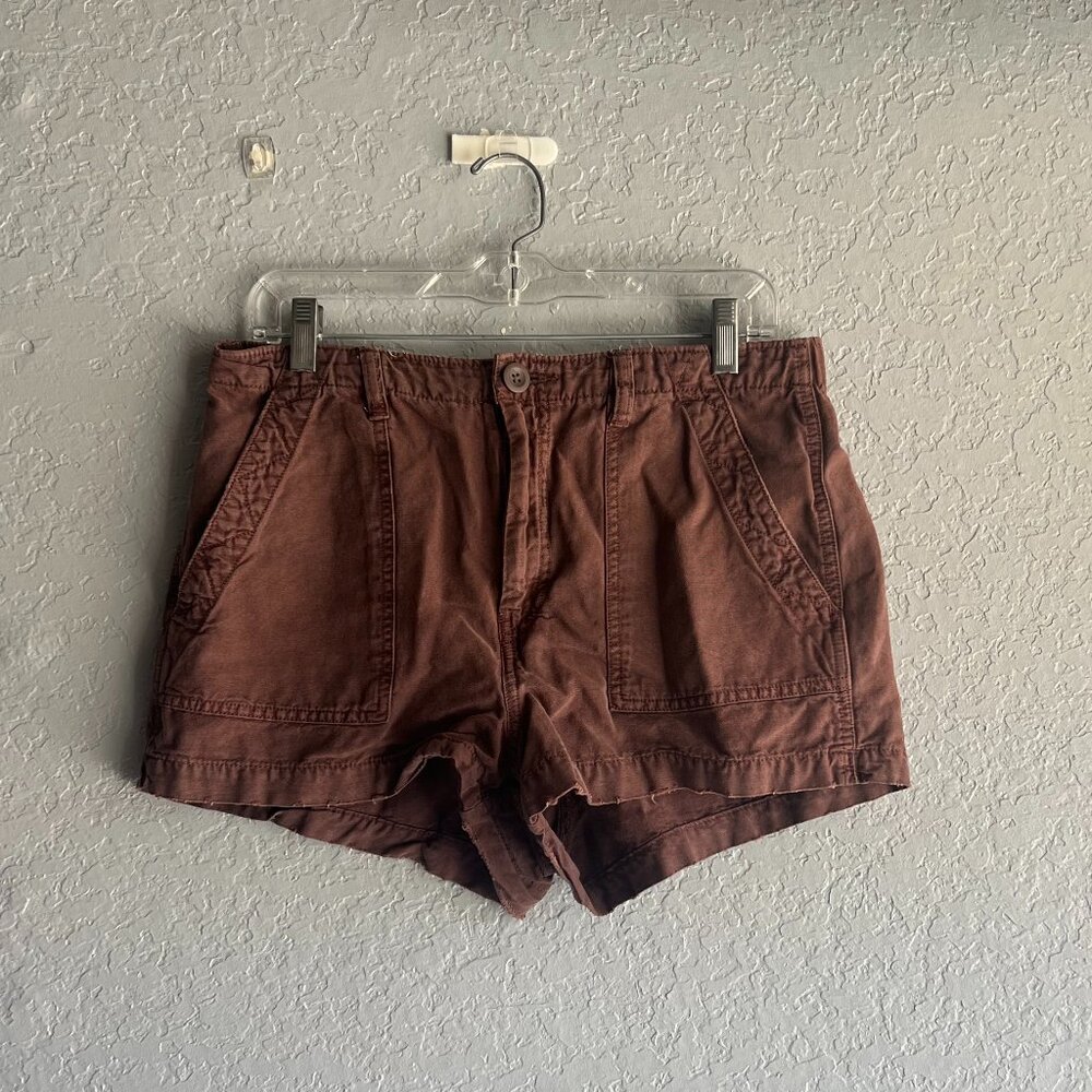 Aerie Distressed Brown Shorts